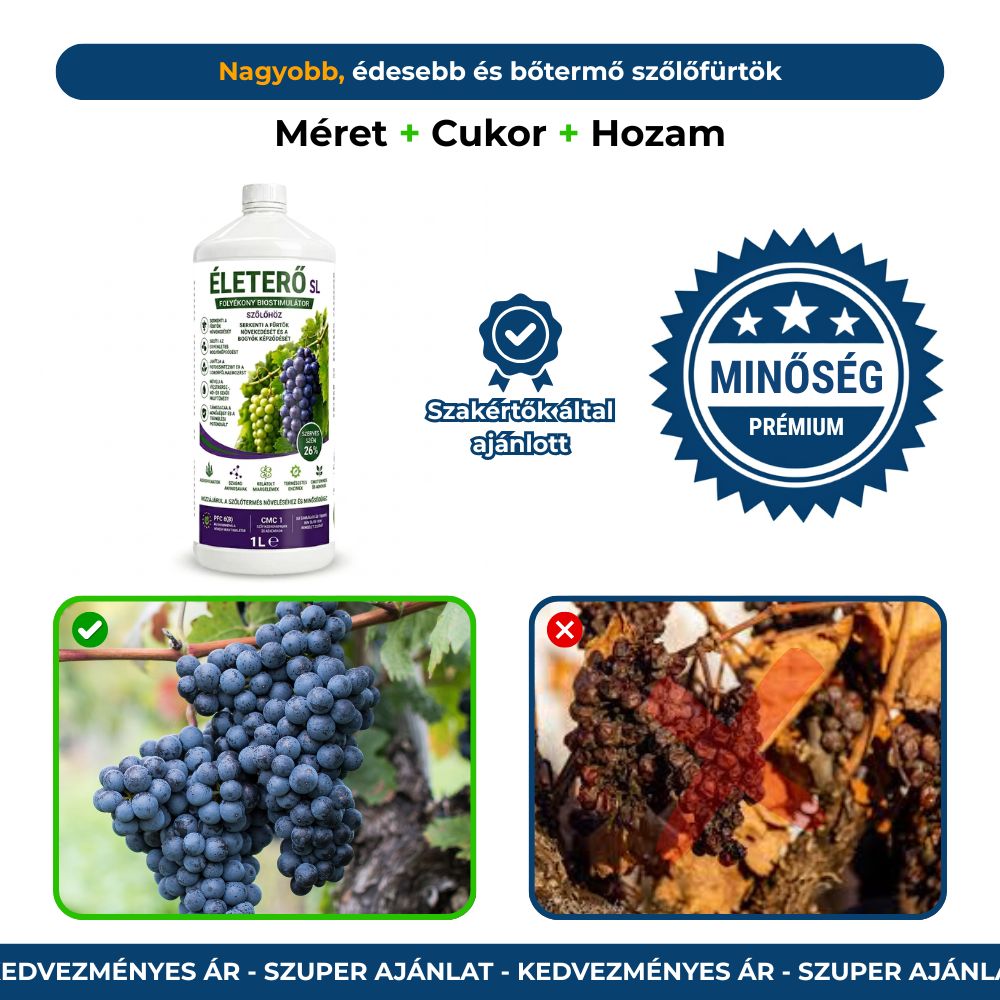 ÉLETERŐ – Szőlő Biostimulátor
